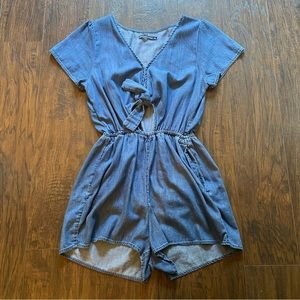 Abercrombie and Fitch Denim Romper